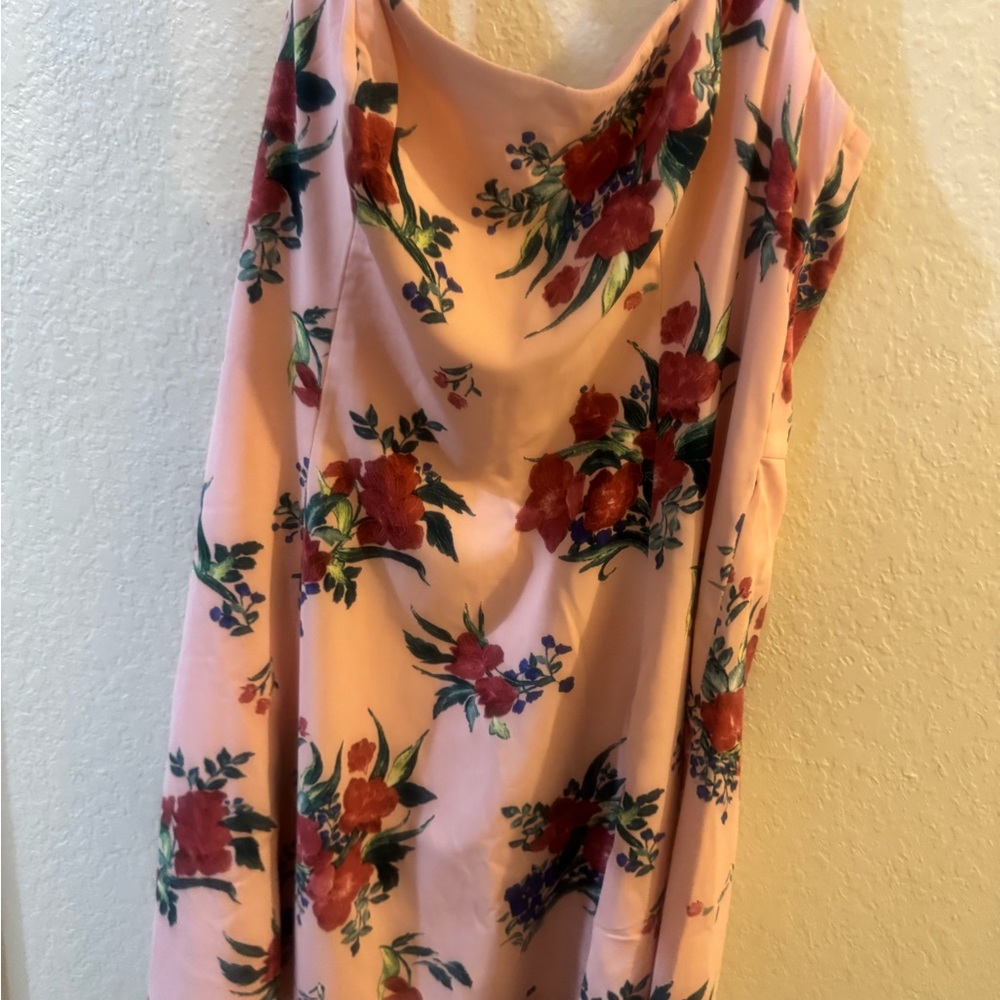 abercrombie pink floral dress 👗